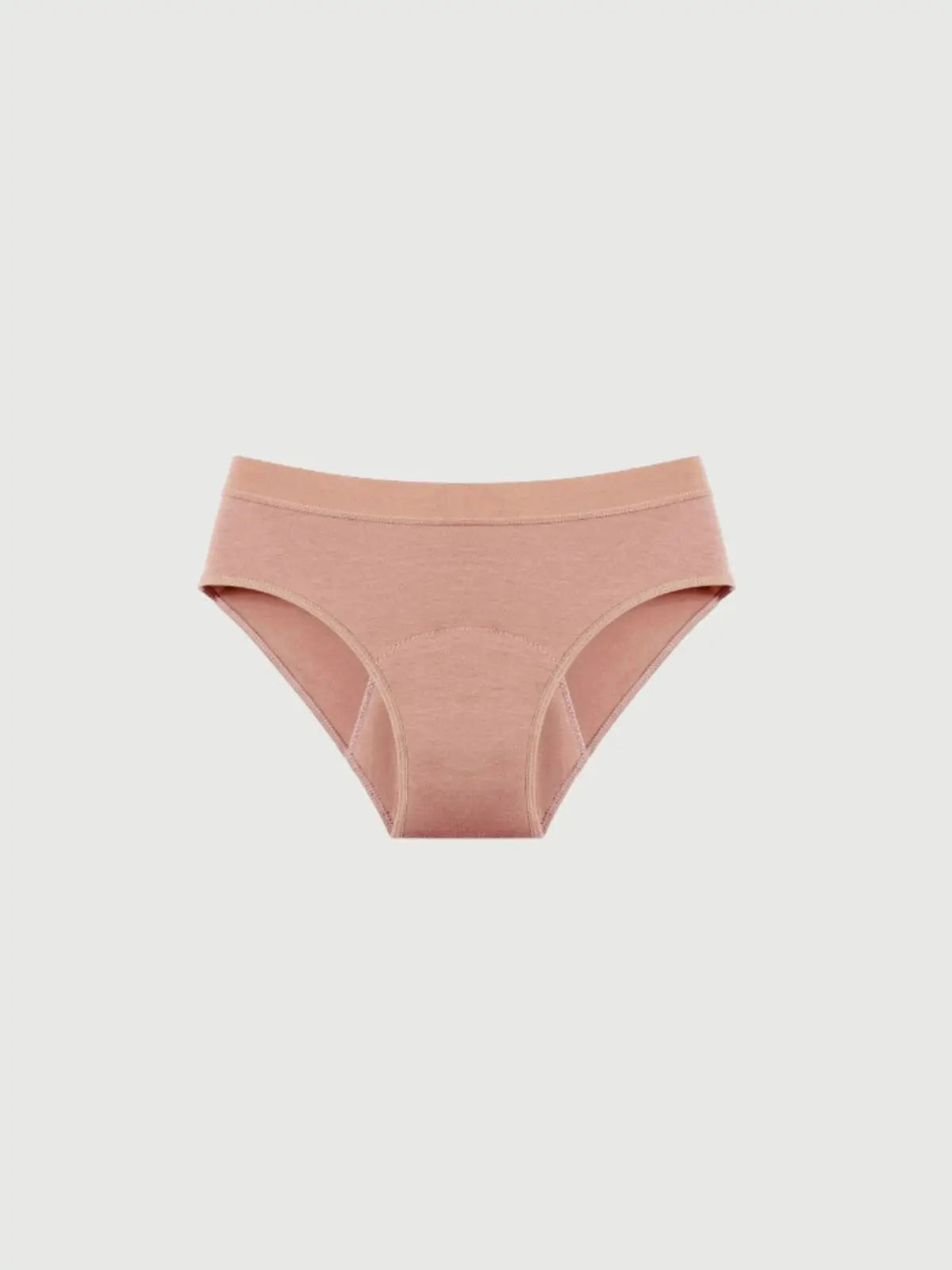 Altrosa Inkontinenzslip für Damen, Vorderansicht.