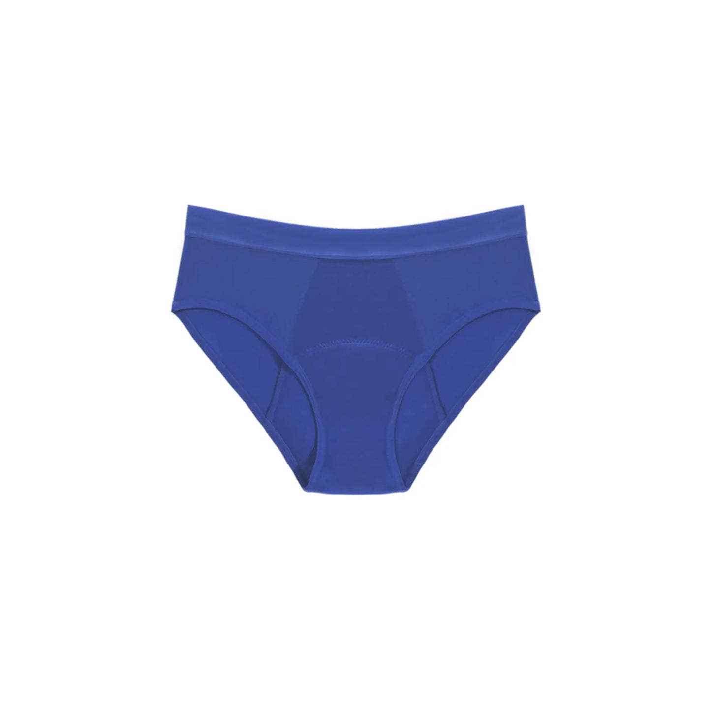 blaue Inkontinenzslip für Damen, Vorderansicht