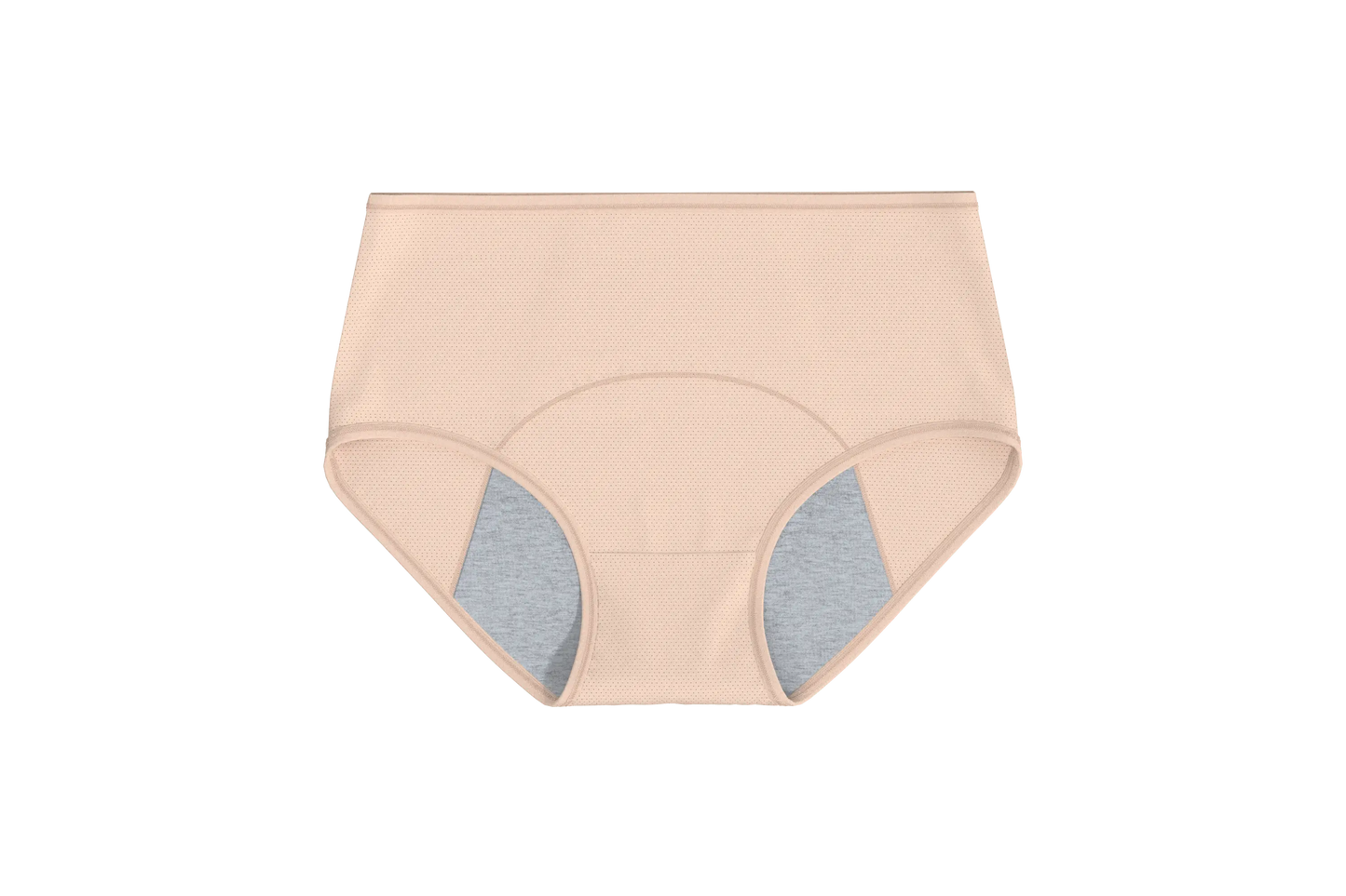 beiger Inkontinenz-Slip für Damen, Vorderansicht