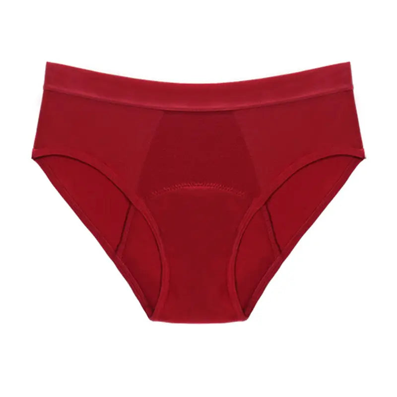 rote Inkontinenzslips für Damen, Vorderansicht