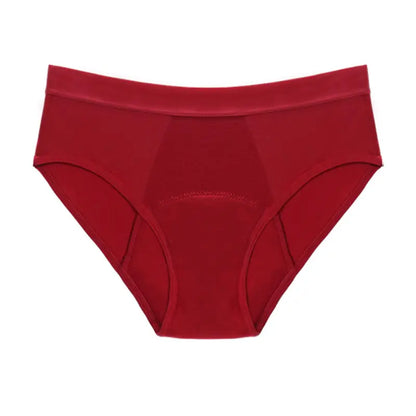 rote Inkontinenzslips für Damen, Vorderansicht